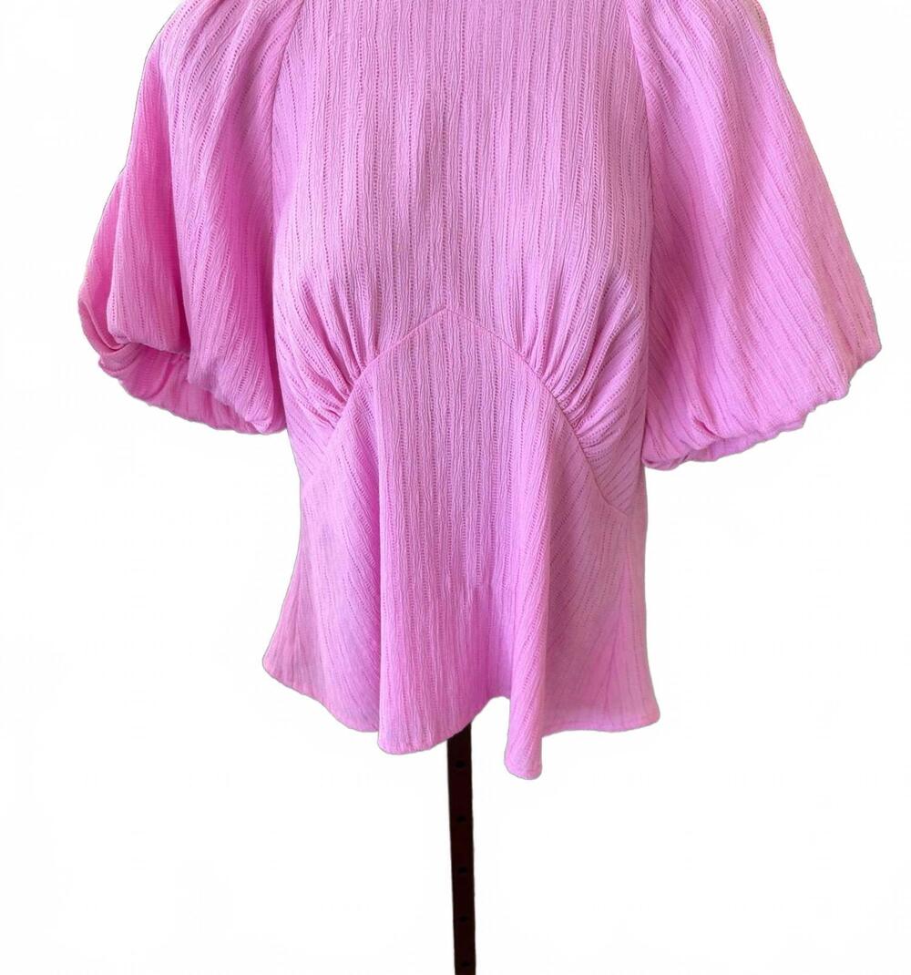 NEW JADE & JOY JOY women's kinsley flutter sleeve top in pink